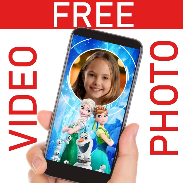 FREE Frozen Video Invitation for Birthdays