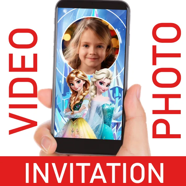 Frozen Video Invitation for Birthdays