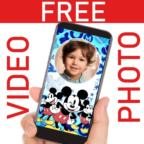 FREE Mickey Video Invitation for Birthdays