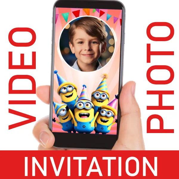 Minions Video Invitation for Birthdays