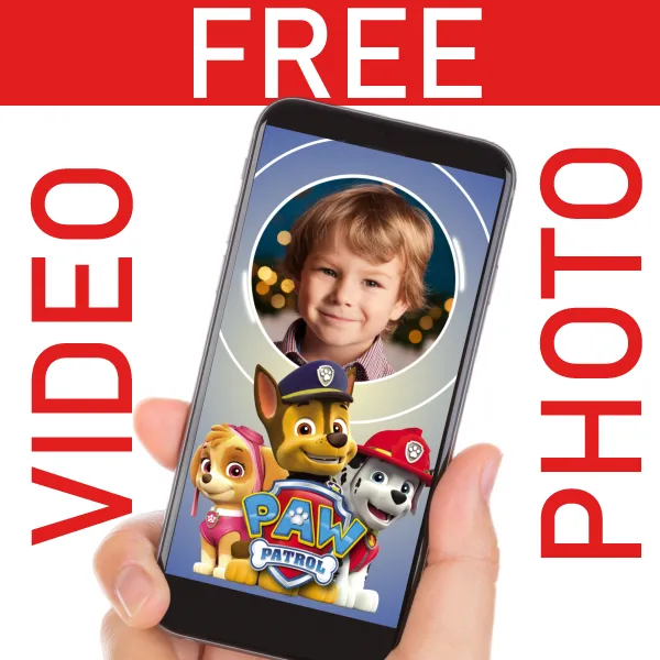 FREE Paw Patrol Video Invitation for Birthdays