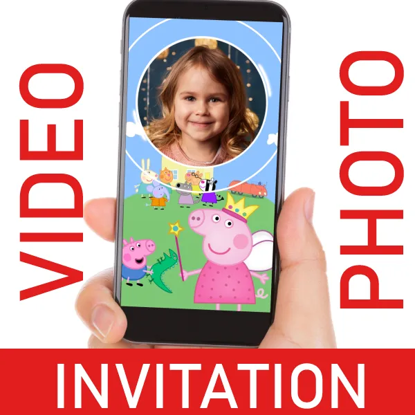 Peppa Pig Video Invitation for Birthdays