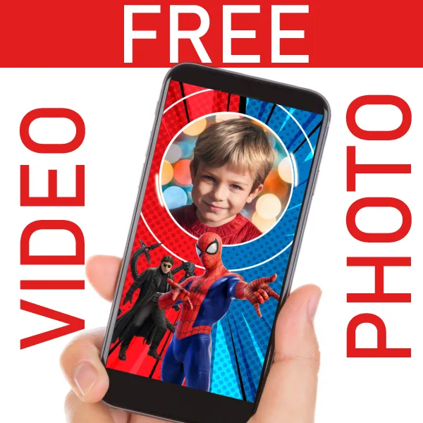 FREE Spider-Man Video Invitation for Birthdays