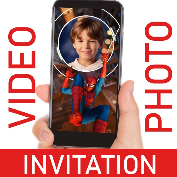 Spider-Man Video Invitation for Birthdays