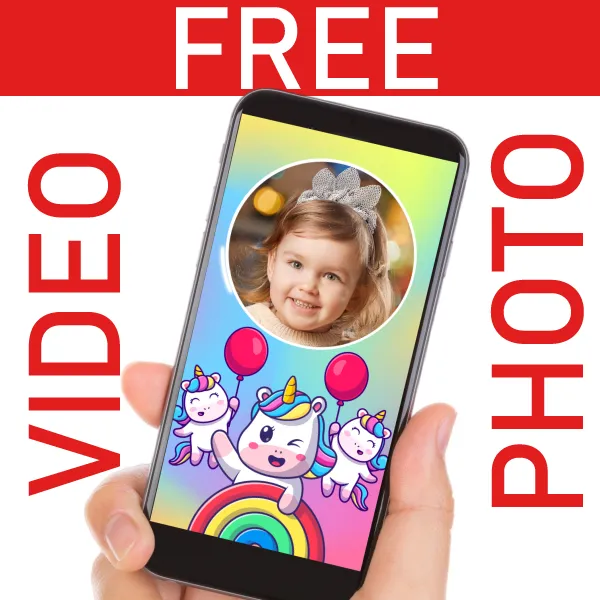 FREE Unicorn Video Invitation for Birthdays