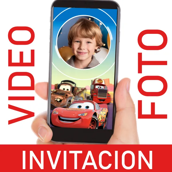 Video Invitación Cars para Cumpleaños