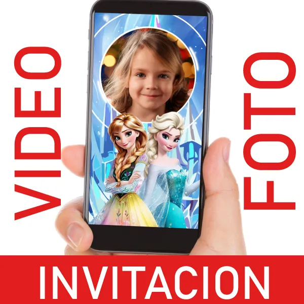 Video Invitación Frozen para Cumpleaños