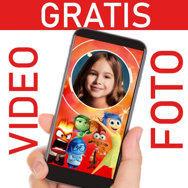 Video Invitación Intensamente Del Revés GRATIS para Cumpleaños