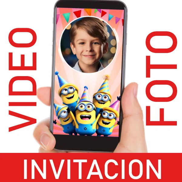 Video Invitación Minions para Cumpleaños