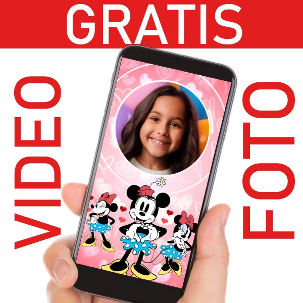 Video Invitación Minnie GRATIS para Cumpleaños