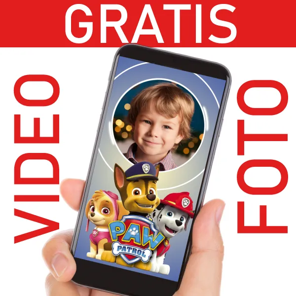 Video Invitación Paw Patrol Patrulla Canina GRATIS para Cumpleaños