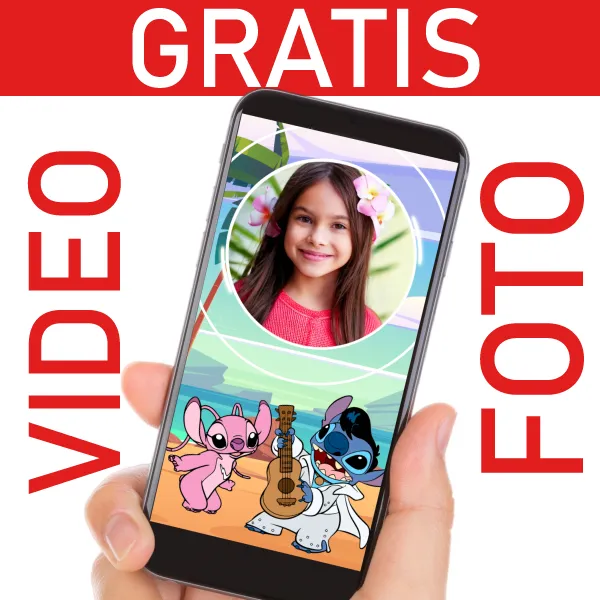 Video Invitación Stitch y Angel GRATIS para Cumpleaños