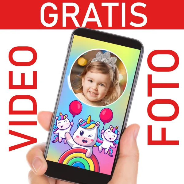 Video Invitación Unicornio GRATIS para Cumpleaños