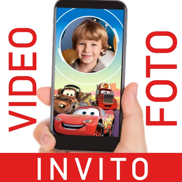 Cars Video Invito per Compleanni