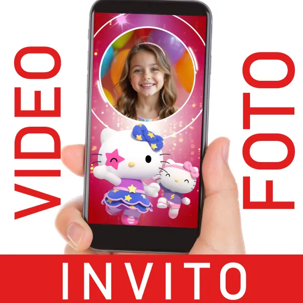 Hello Kitty Video Invito per Compleanni