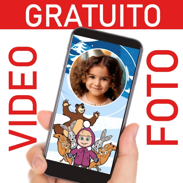 Video invito Masha e Orso GRATUITO per compleanni