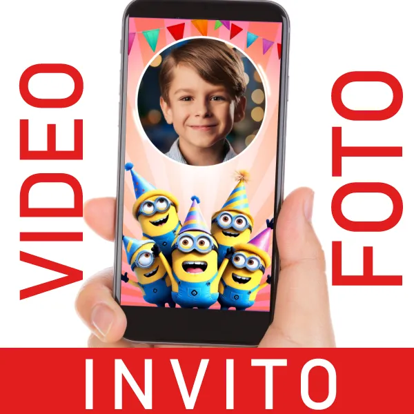 Minions Video Invito per Compleanni