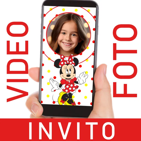 Minnie Video Invito per Compleanni