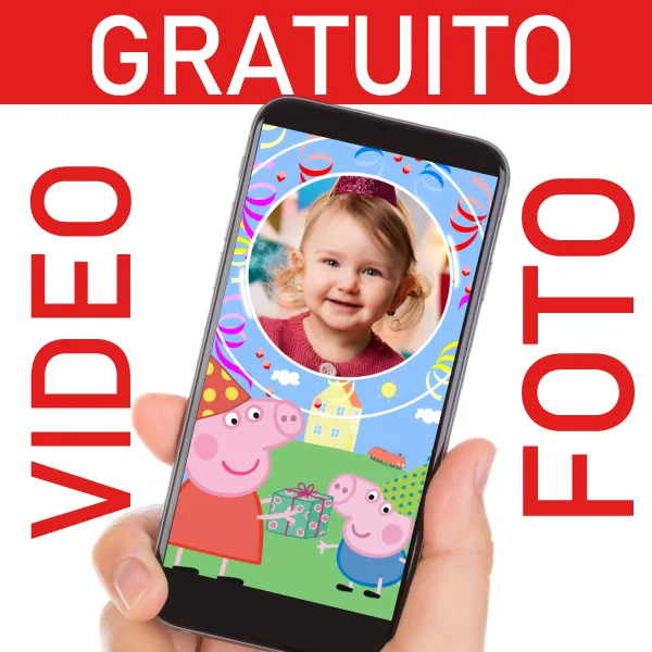 Video invito Peppa Pig GRATUITO per compleanni