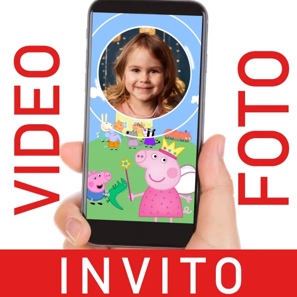 Peppa Pig Video Invito per Compleanni