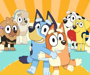 FREE Bluey and Bingo Video Invitation for Birthdays