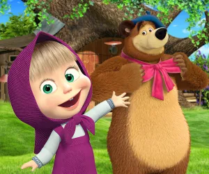 FREE Masha and the Bear Video Invitation for Birthdays